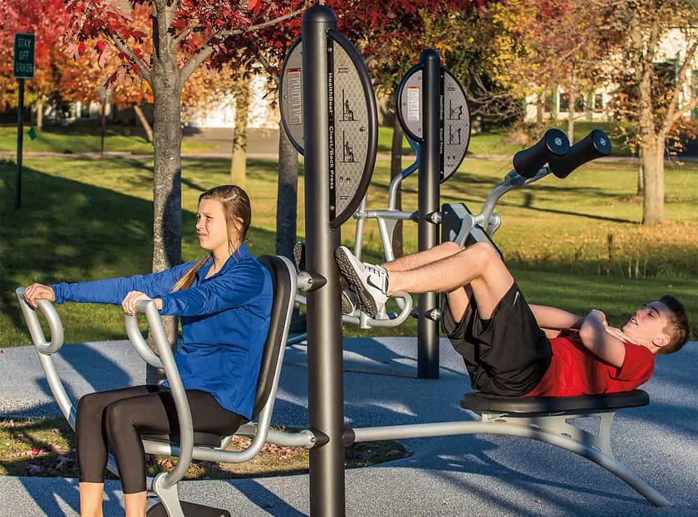 outdoor fitness equipment for parks