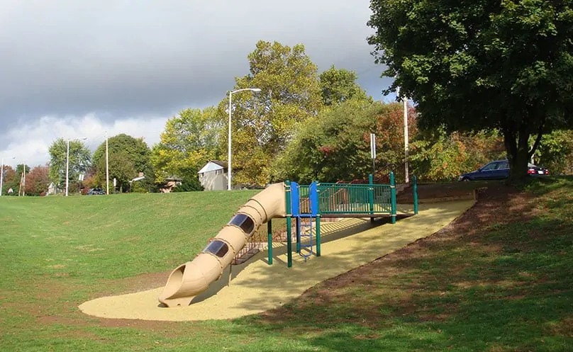 North Riverside Slide Hillside Slide, Tube Slide, Playground Slide - General Recreation Inc