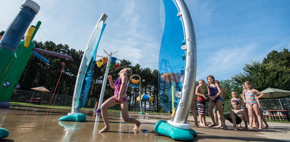 water park features