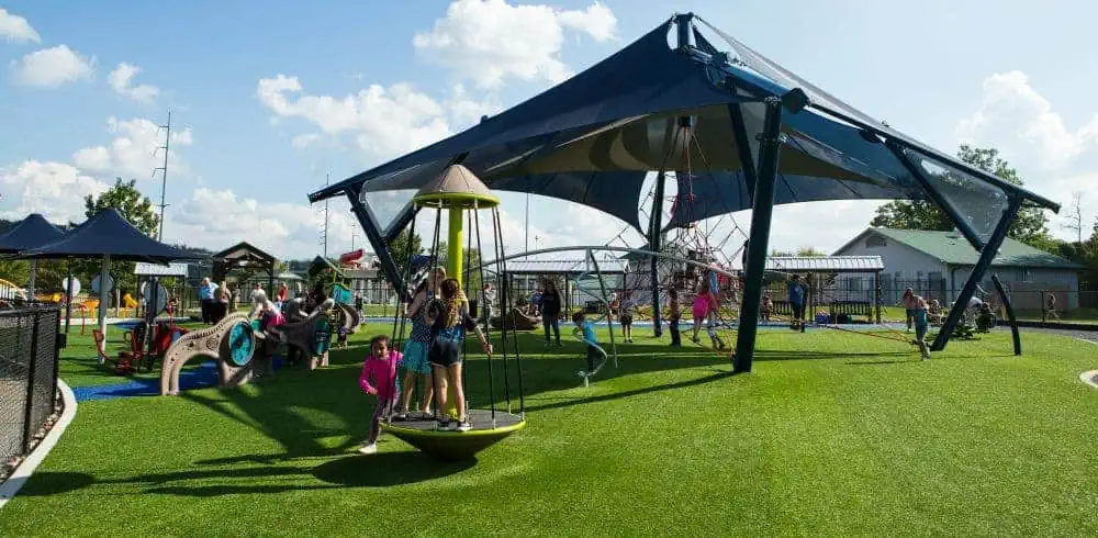 Synthetic Turf Playground Safety Surfacing