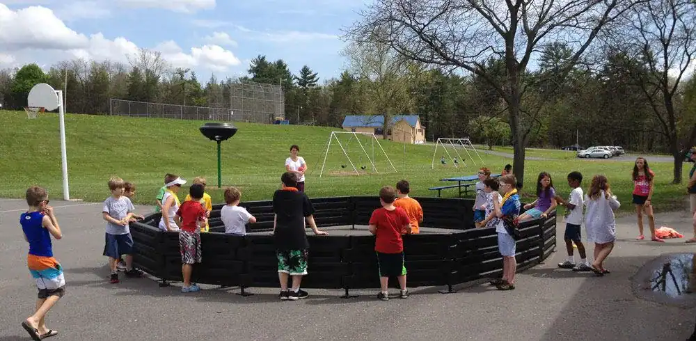 How are the Outdoor GaGa Ball Pits Made?
