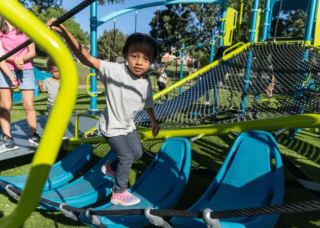professional playground installation